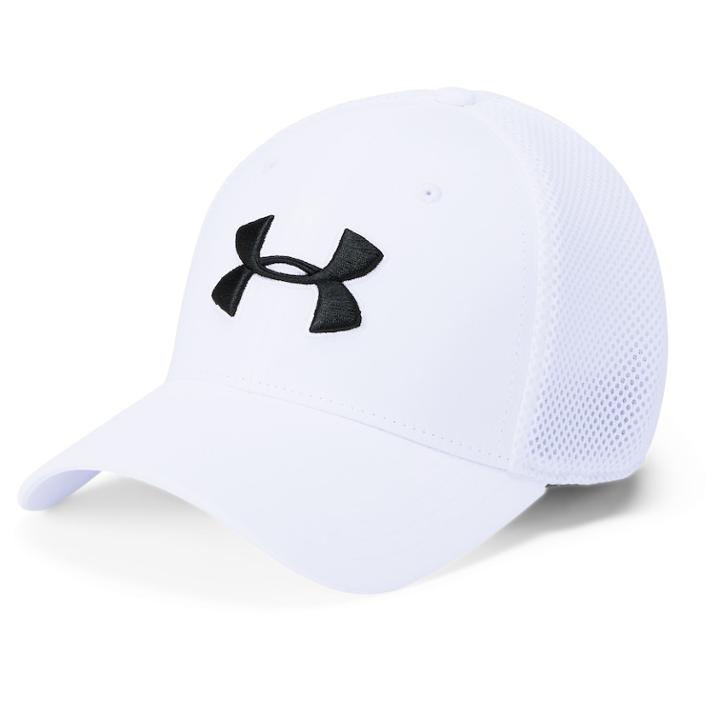Men's Under Armour Threadborne Mesh Golf Hat, Size: Large, White