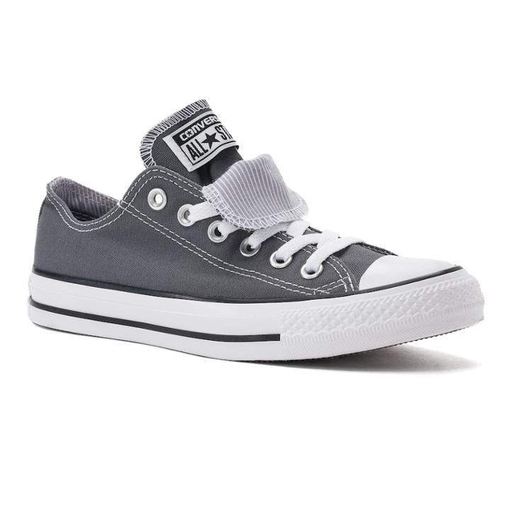Women's Converse Chuck Taylor All Star Double Tongue Sneakers, Size: 8, Grey