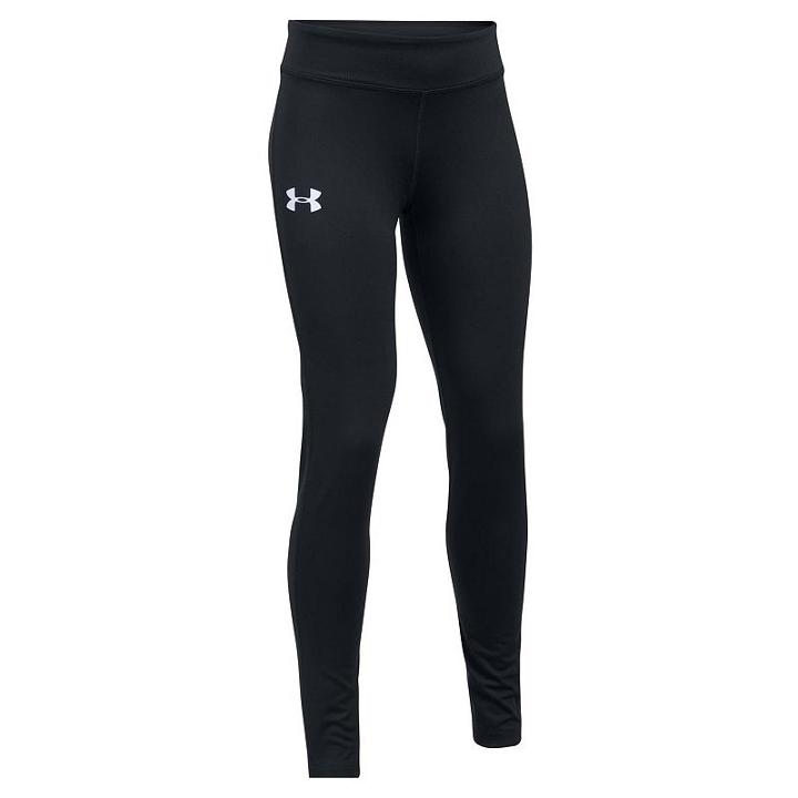Girls 7-16 Under Armour Solid Heatgear Full-length Leggings, Girl's, Size: Large, Black