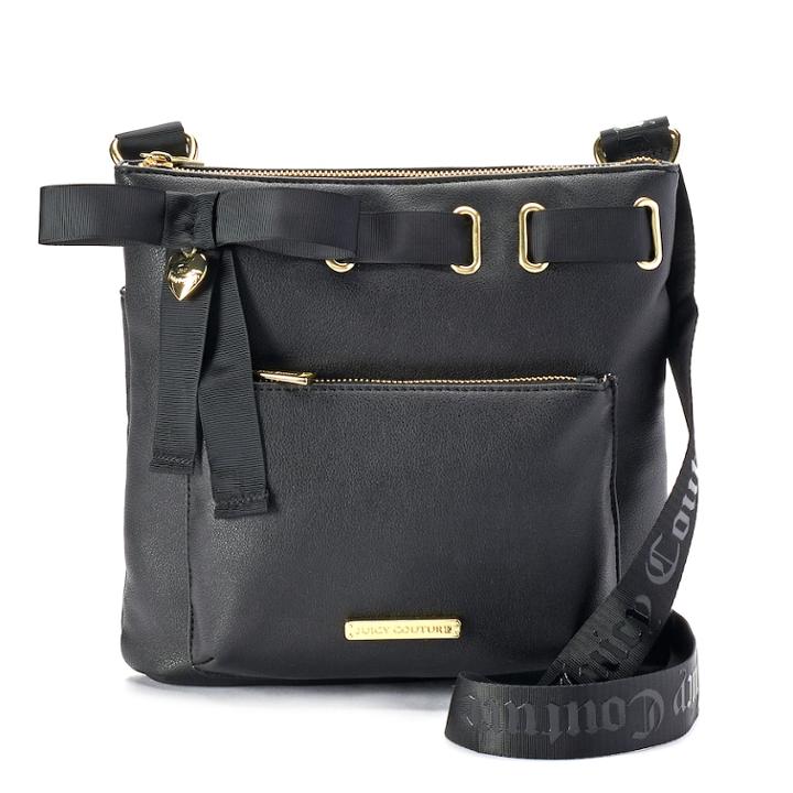 Juicy Couture Bow Crossbody Bag, Women's, Black