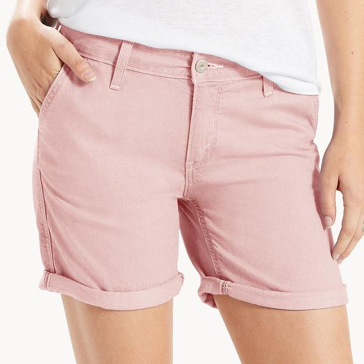 Women's Levi's&reg; Classic Boyfriend Shorts, Size: 14/32, Red