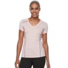 Women's Fila Sport&reg; Essential V-neck Short Sleeve Tee, Size: Large, Light Pink