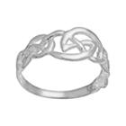 Sterling Silver Celtic Ring, Women's, Size: 8, Grey