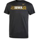 Boys 8-20 Nike Iowa Hawkeyes Legend Sideline Tee, Size: M 10-12, Black