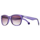 Converse H069 56mm Chuck Taylor Square Women's Sunglasses, Purple