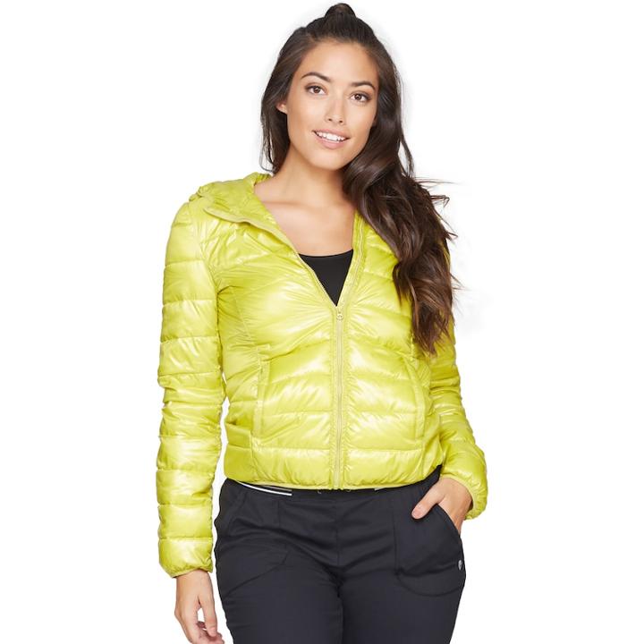 Women's Colosseum Metropolis Puffer Jacket, Size: Large, Drk Yellow