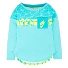 Girls 4-6x Nike Colorblocked High-low Pocket Tee, Girl's, Size: 6x, White Oth