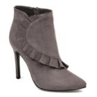 Journee Collection Cress Women's High Heel Ankle Boots, Size: 11, Grey