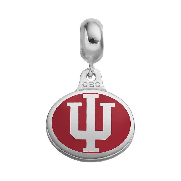 Fiora Sterling Silver Indiana Hoosiers Logo Charm, Women's, Multicolor