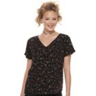 Juniors' So&reg; Dolman Sleeve V-neck Tee, Teens, Size: Xxs, Oxford