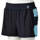 Plus Size Fila Sport&reg; Colorblock Running Shorts, Women's, Size: 3xl, Light Blue