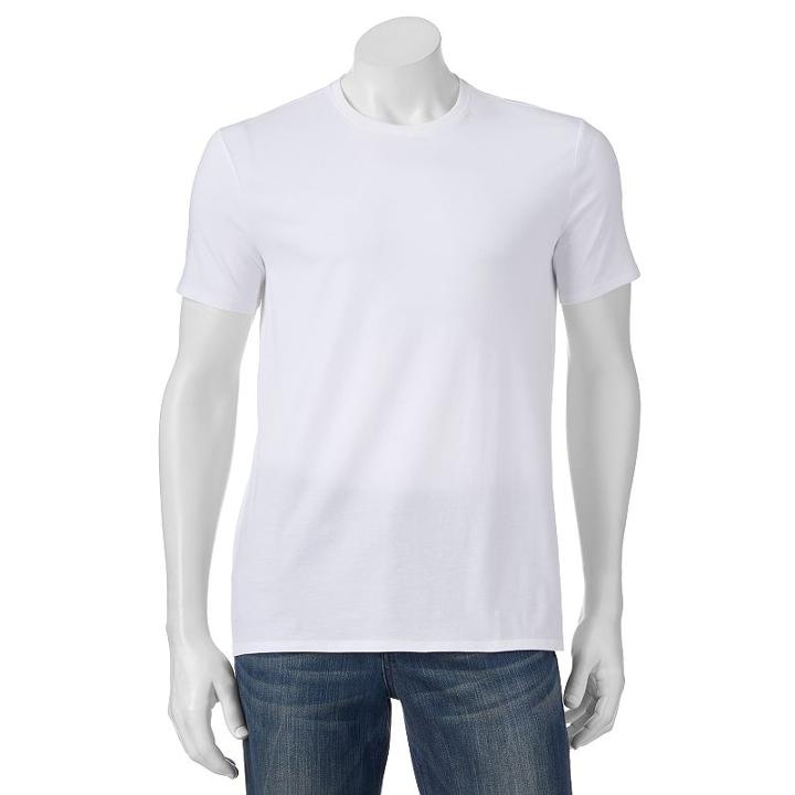 Men's Apt. 9 Solid Tee, Size: Xxl, White