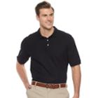 Big & Tall Croft & Barrow&reg; Classic-fit Easy-care Performance Pique Polo, Men's, Size: 4xb, Black