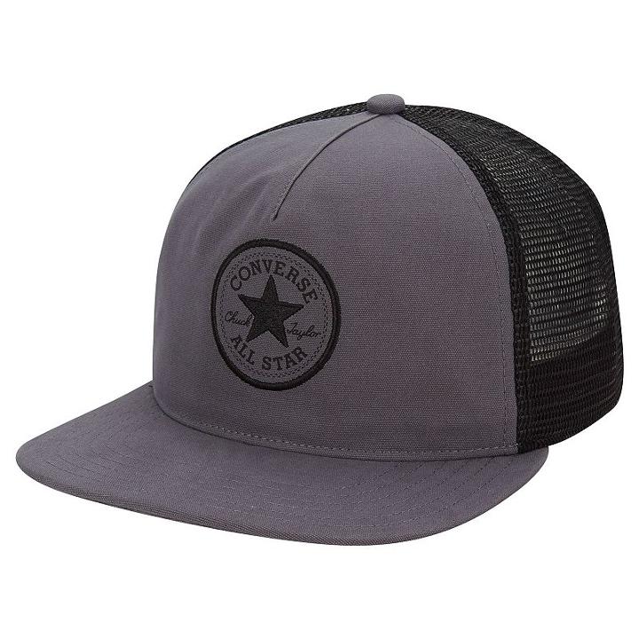 Adult Converse All Star Chuck Taylor Core Trucker Baseball Cap, Grey (charcoal)