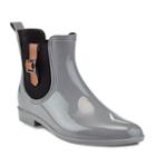 Henry Ferrera Clarity 5 Women's Water-resistant Chelsea Rain Boots, Size: 10, Grey