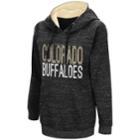 Women's Campus Heritage Colorado Buffaloes Throw-back Pullover Hoodie, Size: Medium, Oxford