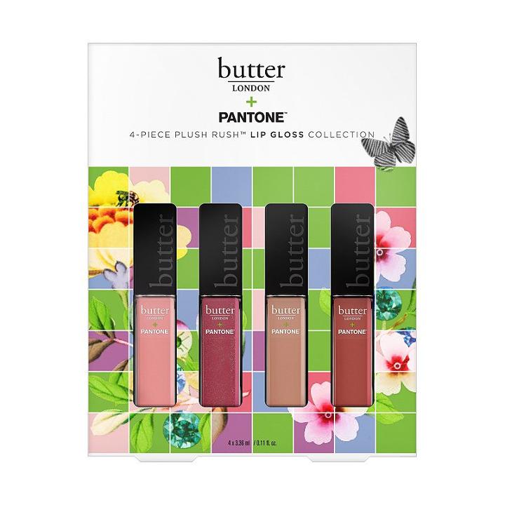 Butter London & Pantone Petite Plush Rush Lip Gloss Set, Multicolor