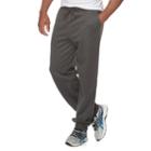 Big & Tall Tek Gear&reg; Soft Fleece Jogger Pants, Men's, Size: Xxl Tall, Light Grey