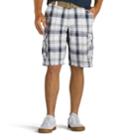 Men's Lee Wyoming Shorts, Size: 36, White Clifton Plaid