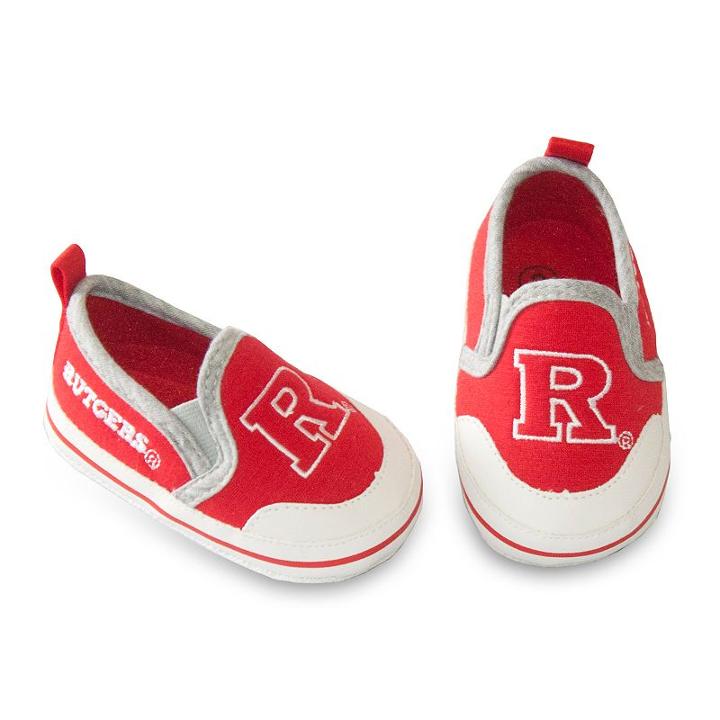 Rutgers Scarlet Knights Crib Shoes - Baby, Infant Unisex, Size: 9-12months, Red