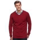 Big & Tall Apt. 9&reg; Regular-fit Wool-blend Merino Sweater, Men's, Size: Xl Tall, Red
