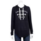 Juniors' Plus Size Grayson Threads California Surf Team Graphic Hoodie, Teens, Size: 2xl, Black