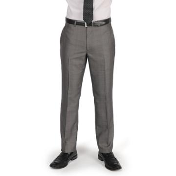 Men's Billy London Slim-fit Sharkskin Flat-front Charcoal (grey) Suit Pants, Size: 34x29