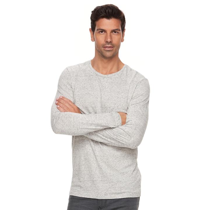 Big & Tall Men's Marc Anthony Luxury Slim-fit Modal Tee, Size: Xxl Tall, Med Grey