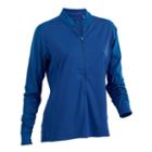 Women's Nancy Lopez Melody Long Sleeve Golf Top, Size: Small, Blue