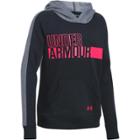 Girls 7-16 Under Armour Favorite Fleece Hoodie, Size: Medium, Black
