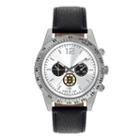 Men's Game Time Boston Bruins Letterman Watch, Black