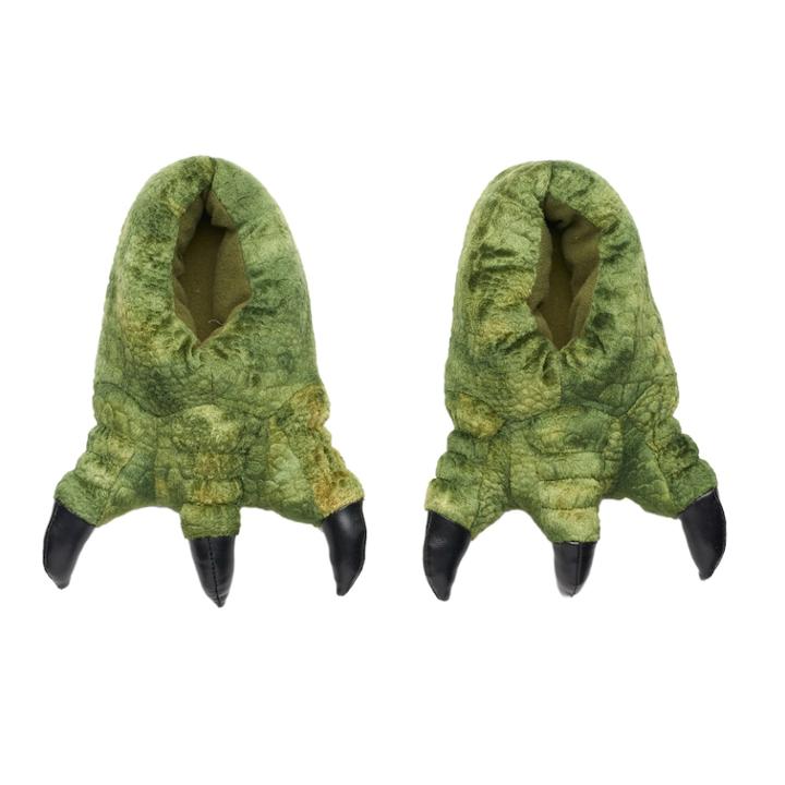Boys Reptile Dino Paw Slippers, Size: 4-5, Multi