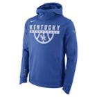 Men's Nike Kentucky Wildcats Elite Pullover Hoodie, Size: Small, Blue