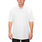 Men's Pebble Beach Classic-fit Textured Performance Golf Polo, Size: Large, White