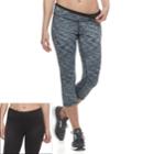 Women's Tek Gear&reg; Reversible Capri Leggings, Size: Xs, Black