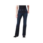 Women's Dickies Slim Fit Bootcut Jeans, Size: 16 T/l, Red Overfl