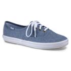 Keds Champion Chambray Women's Ortholite Sneakers, Size: 8, Med Blue