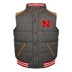 Men's Franchise Club Nebraska Cornhuskers Legacy Reversible Vest, Size: Xl, Grey