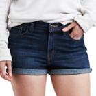 Women's Levi's&reg; High Rise Jean Shorts, Size: 25(us 0)m, Med Blue