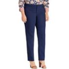 Plus Size Chaps Solid Slim Fit Pants, Women's, Size: 18 W, Blue