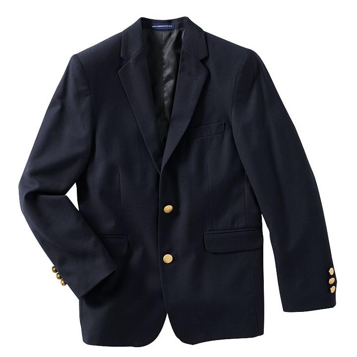Boys 8-20 Chaps Two-button Blazer, Boy's, Size: 8, Blue