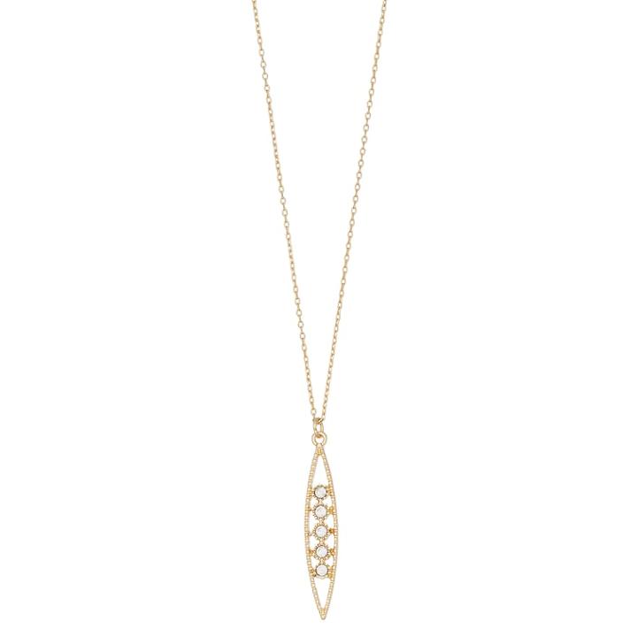Lc Lauren Conrad Pea Pod Pendant Necklace, Women's, Gold