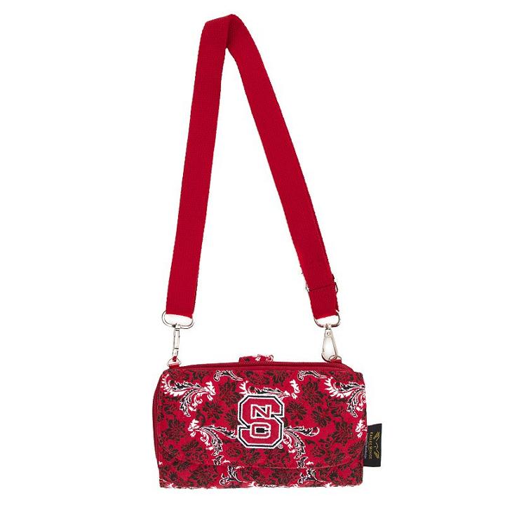 North Carolina State Wolfpack Bloom Crossbody Wallet, Women's, Multicolor