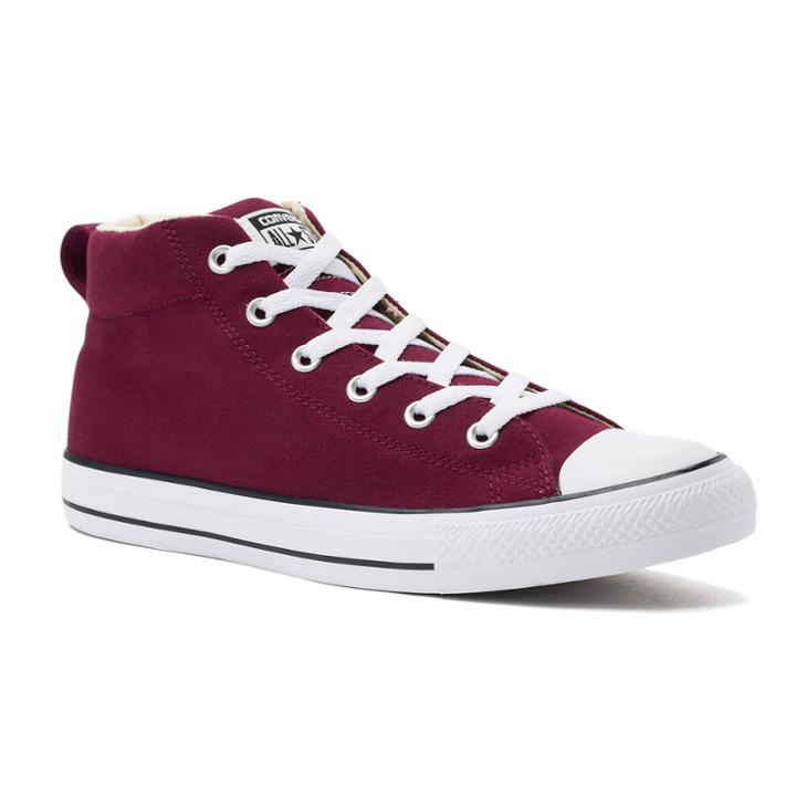 Women's Converse Chuck Taylor All Star Street Mid Sneakers, Size: 9, Brt Red