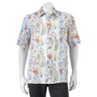 Men's Batik Bay Classic-fit Tropical Button-down Shirt, Size: Large, Light Blue