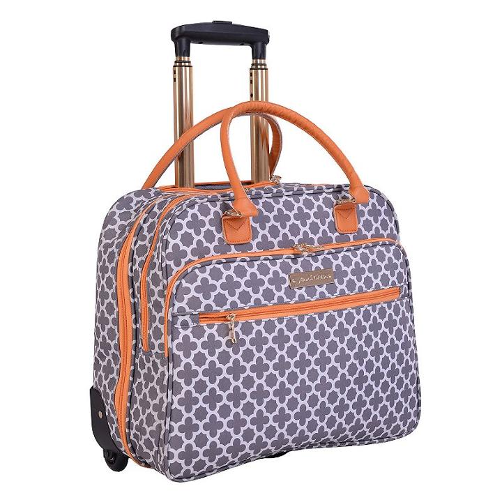 Jenni Chan Aria Broadway Rolling Tote, Adult Unisex, Size: Wheel Tote, Grey