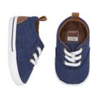 Baby Boy Carter's Sneaker Crib Shoes, Size: 3-6 Months, Blue (navy)