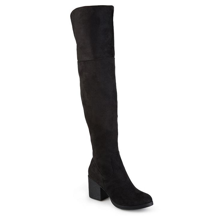 Journee Collection Sana Women's Over-the-knee Boots, Girl's, Size: Medium (10), Black