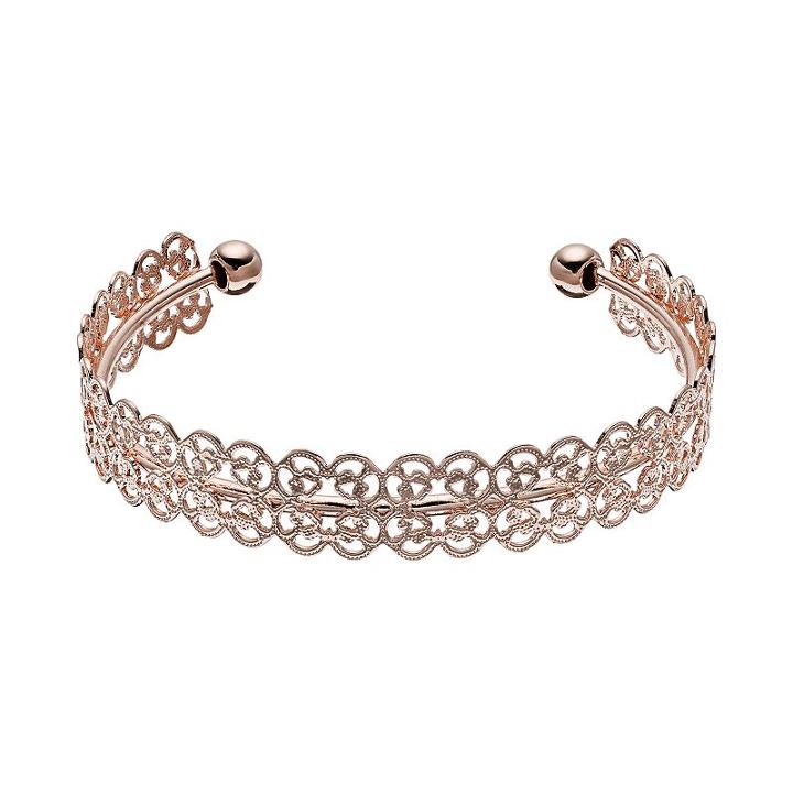 Lc Lauren Conrad Filigree Cuff Bracelet, Women's, Light Red