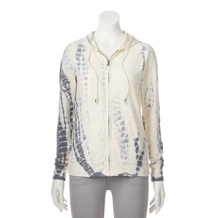 Women's Sonoma Goods For Life&trade; French Terry Hoodie, Size: Xxl, Light Grey